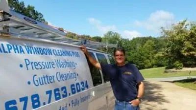 Jim Cassidy, owner of Alpha Window Cleaning Plus
